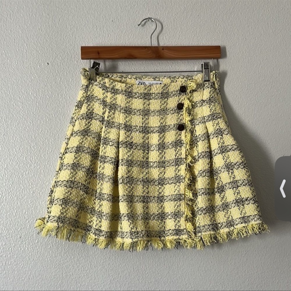 NWT zara tweed skirt